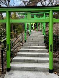 七色鳥居のある足利織姫神社