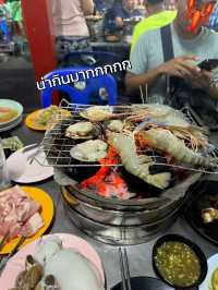 🦞 บุฟเฟ่ต์ร้าน “อาป๋า กุ้งย่าง” ร้านดังในอยุธยา🔥
