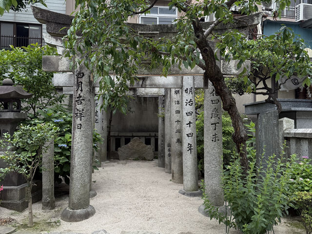 Kushida Shrine (ศาลเจ้าคุชิดะ) ในวันเงียบๆ