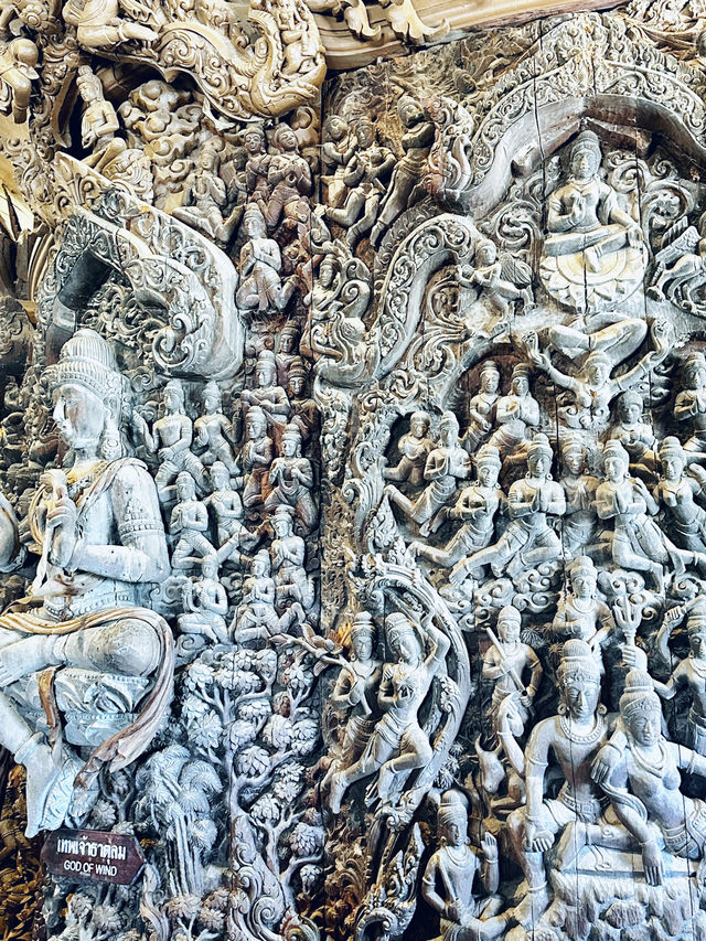 Sanctuary of Truth living wooden art 