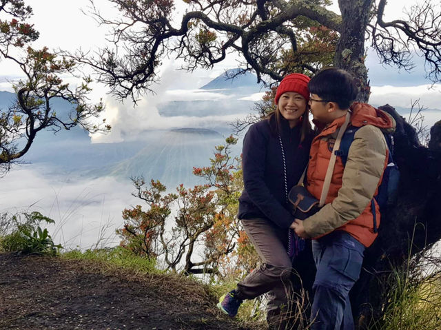 "Volcanic Sunrise Dreams at Bromo 🌋🌅”
