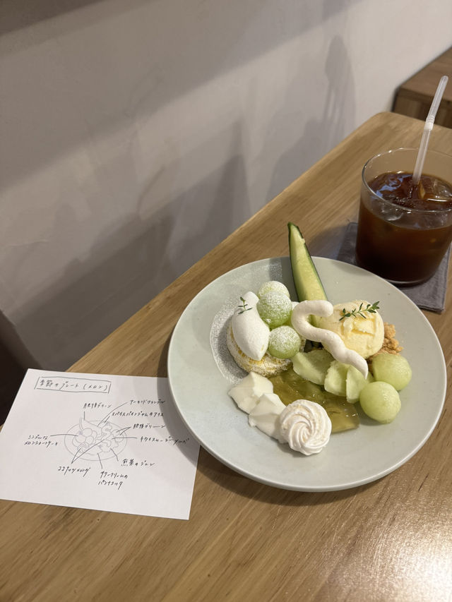 お皿で食べるパフェをイメージ したスイーツが人気！