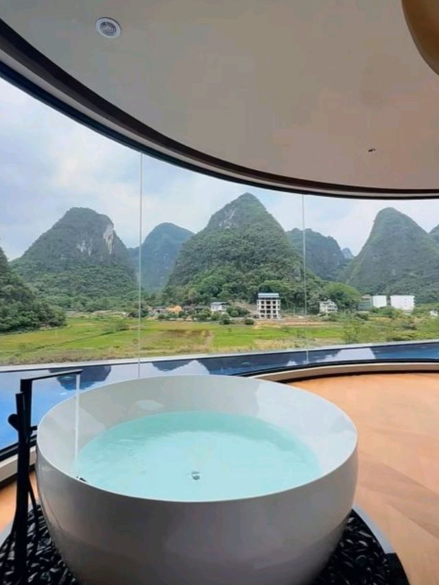 酒店推薦🏘️📷🏞️與山水共眠⛰️人在畫中的酒店房間