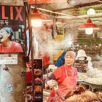 Solo Feasting at Gwangjang Market: Seoul’s Ultimate Street Food Adventure!** 🍜🎪
