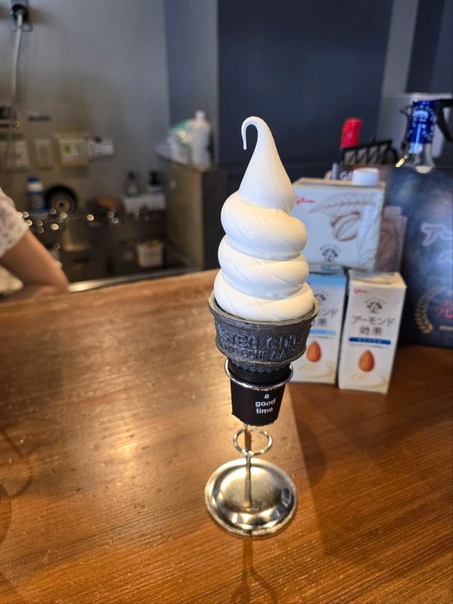 후쿠오카여행 아이스크림 맛집 大名ソフトクリーム 大名店