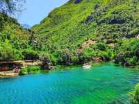 🌊💚 Lost in the beauty of Akchour Waterfalls, Morocco🇲🇦 🌿✨