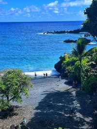 Maui’s Stunning Black Sand Escape
