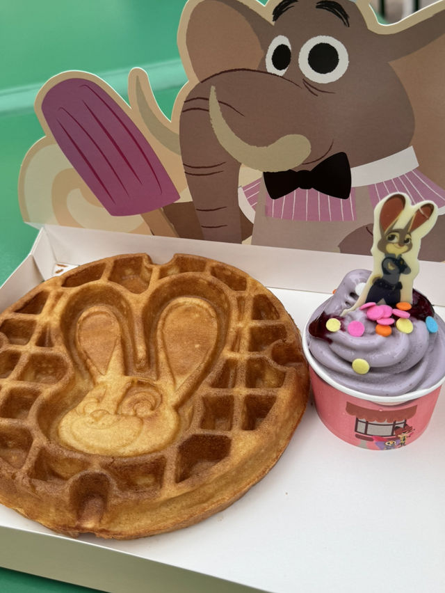 上海ディズニーおすすめ！ジュディのワッフル
