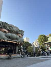 可愛大獅子-大阪難波八阪神社