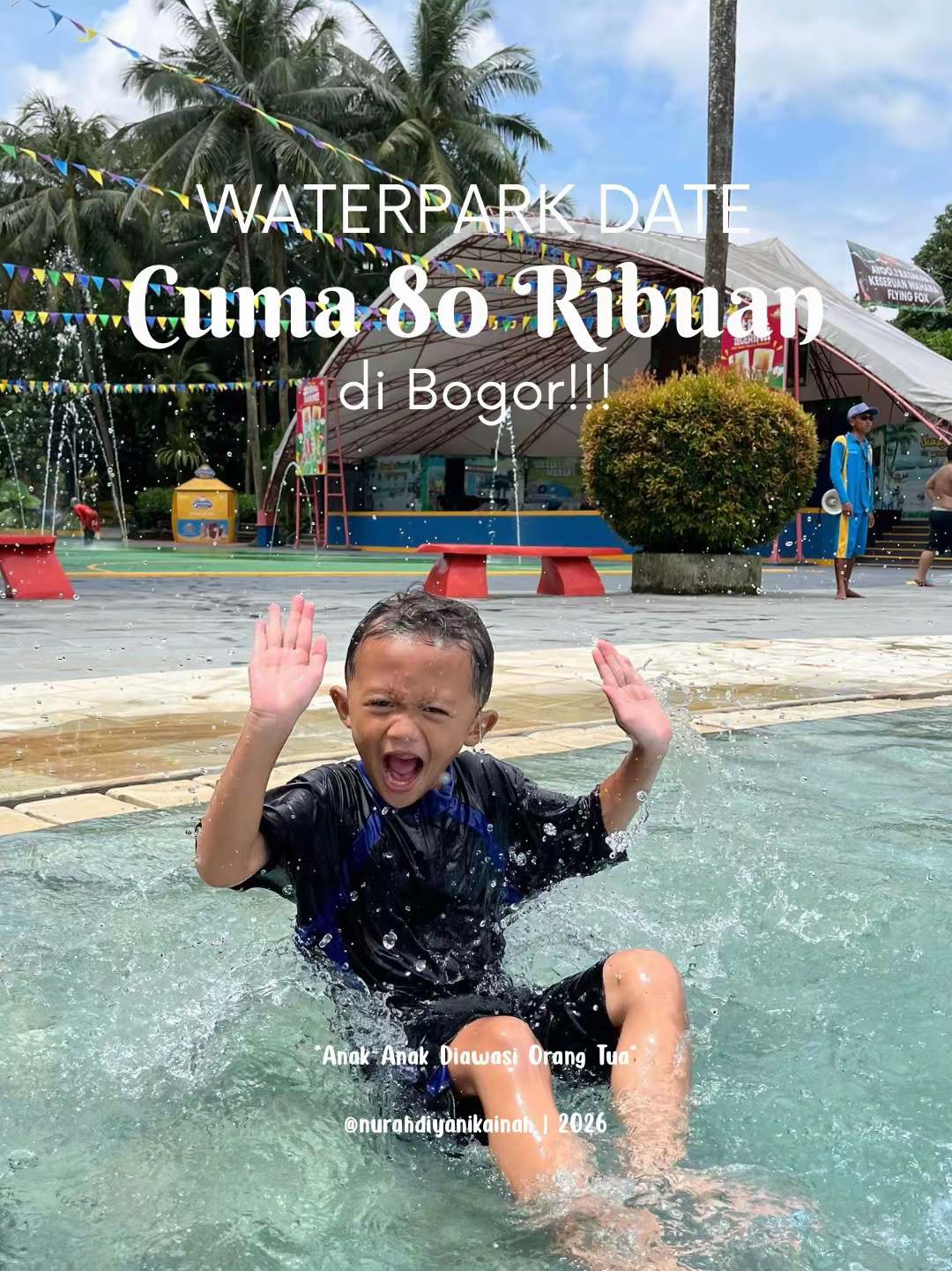 A Waterpark Date for Just 80K IDR at The Jungle Bogor.