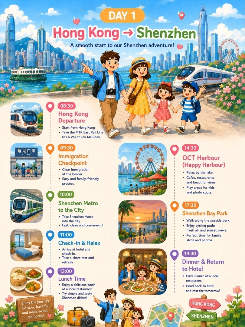 Shenzhen 2-Day, 1-Night Family Slow Travel from Hong Kong | Trip