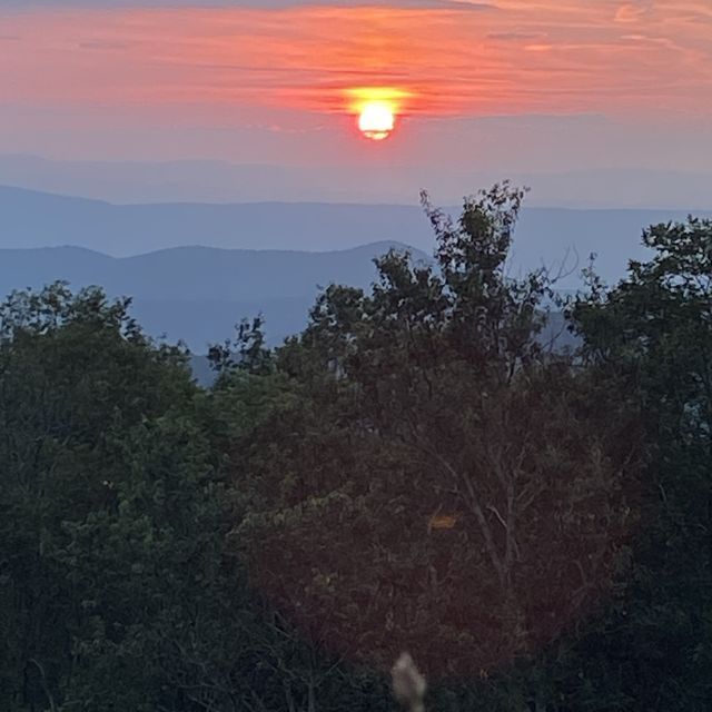 Shenandoah National Park Swift Run Sunset