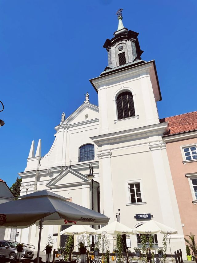 【ポーランド🇵🇱/旧市街近くのオープンテラスカフェ☕️】