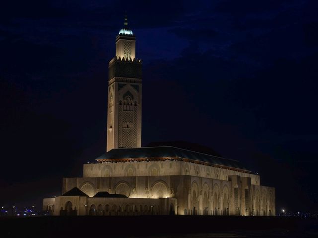 The Grand Mosque of Casablanca 🇲🇦