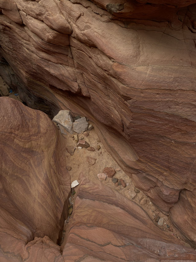 A beautiful canyon in a desert 