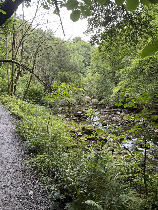 Waterfall Country In The Beautiful Brecon Beacons, A Natural Wonder Of Wales 
