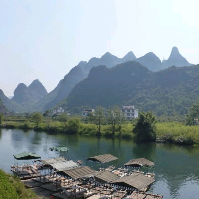 Stunningly Calm River in Yangshuo🇨🇳