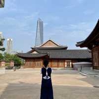 位於松島中央公園韓屋村的慶元才大使仁川是韓屋酒店