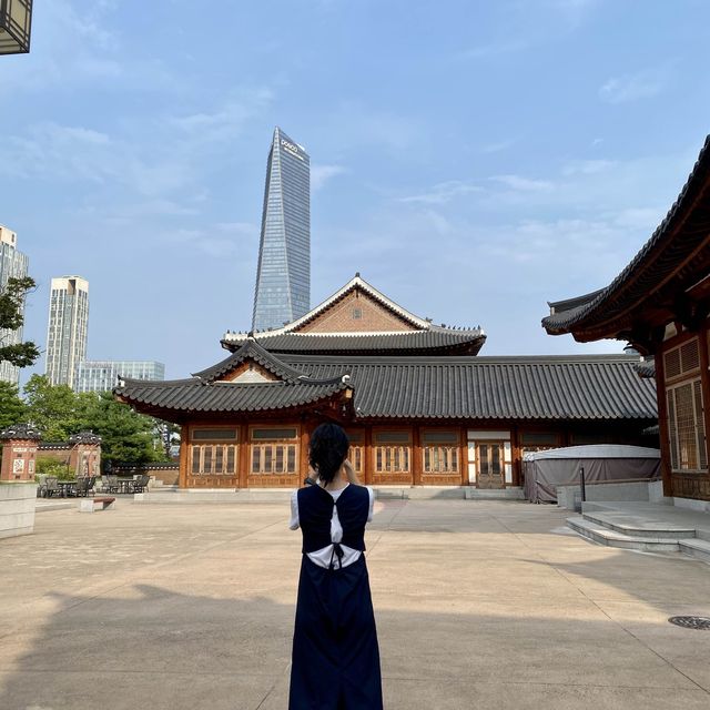 位於松島中央公園韓屋村的慶元才大使仁川是韓屋酒店