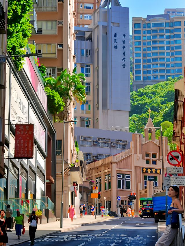 堅尼地城 在香港 citywalk也太美了吧~長長的海岸線、各種風格的建築、浪漫的街景~太值得一遊啦
