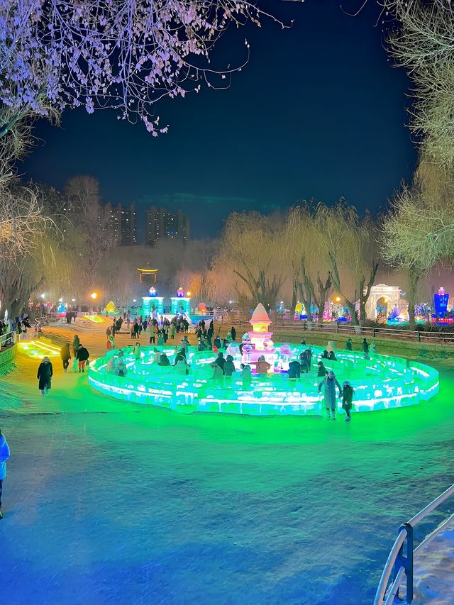 2月2日 夜遊哈爾濱兆麟公園