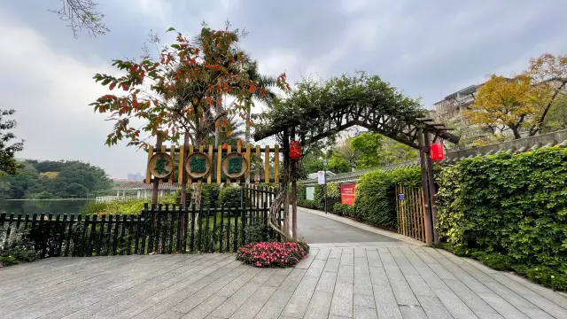 展現自然之美的流花湖公園西園區