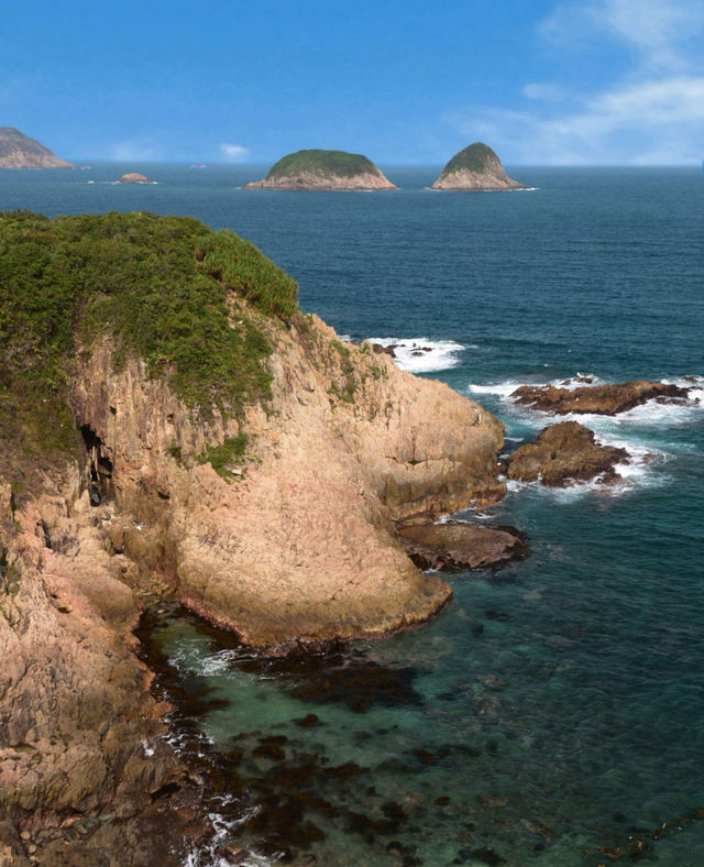 浪茄、西灣、咸田灣沙灘，這裡有外婆、沙灘、仙人掌