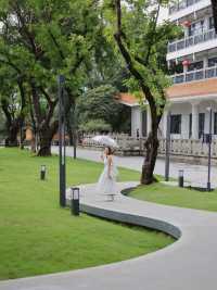 中山這座“盤活”後的白房子公園好chill啊