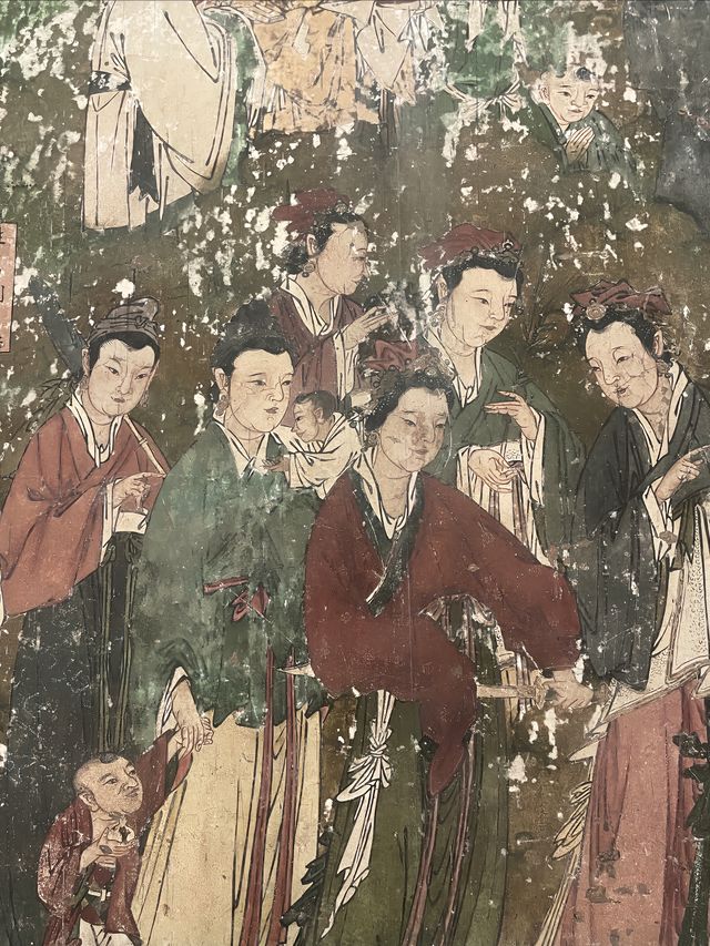 華棟壁繪 至者聳觀｜石家莊毗盧寺壁畫