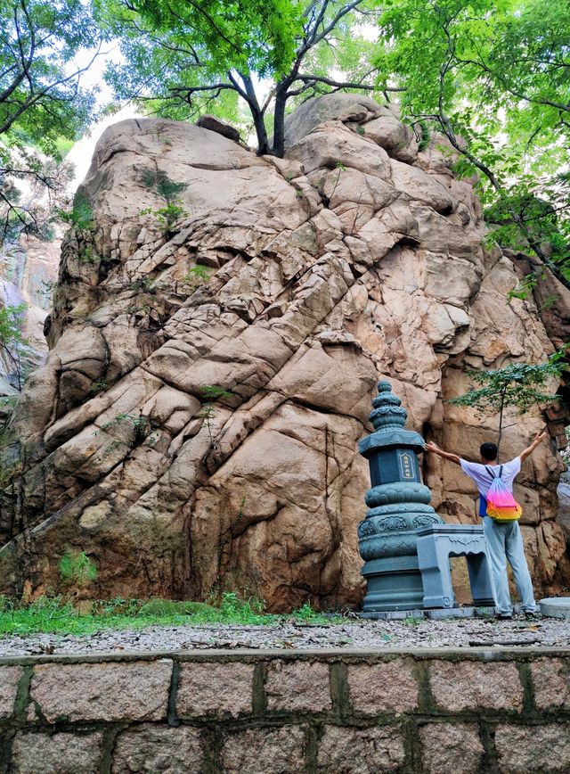 日照五蓮山增壽地藏殿與覺照和尚塔觀音洞與蛋殼洞。