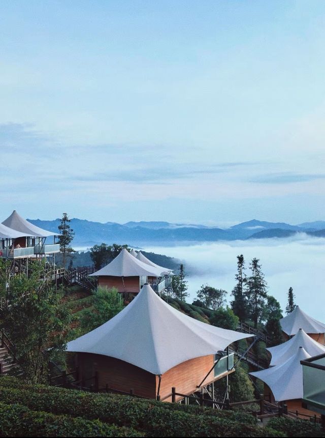 在普洱倚象山營地暨半山酒店,享受與自然相擁的美好時光。 在普洱倚象山營地暨半山酒店,享受與自然相擁的美好時光。