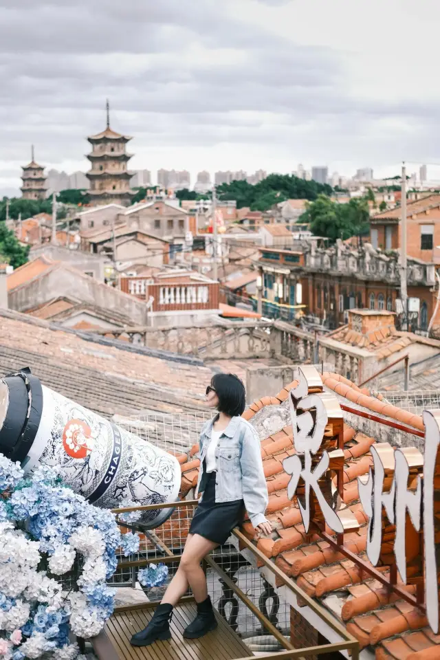 Quanzhou Photoshoot｜Even on a cloudy day, Xijie Street is a great place to take photos. 