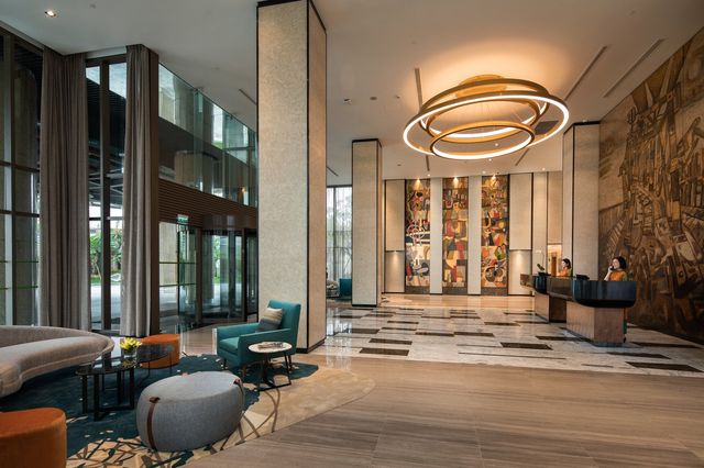 Hanoi街頭私享 | Oakwood Residence   酒店：Oakwood Resi。