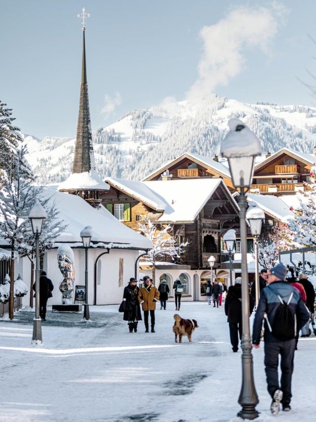 瑞士Gstaad>歐洲老錢的冬季滑雪天堂