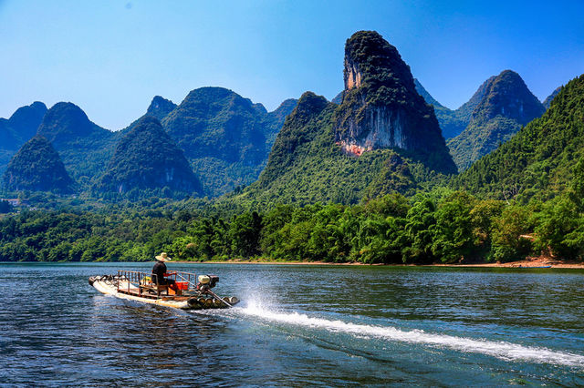 桂林山水甲天下，周末兩日盡覽精華景