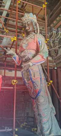 歲月靜好獨樂寺  3 三塊匾與彩泥大觀音