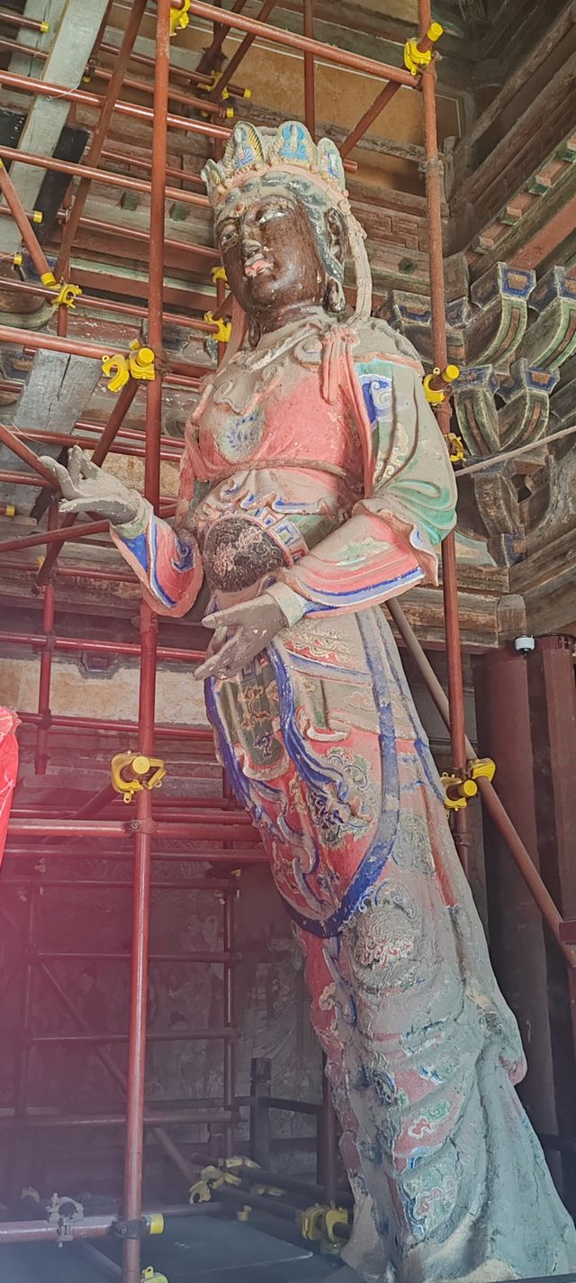歲月靜好獨樂寺  3 三塊匾與彩泥大觀音