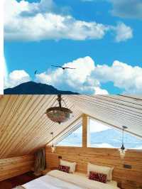 逃離40℃高溫！同閨蜜住進可可托海嘅「神仙木屋」！靚