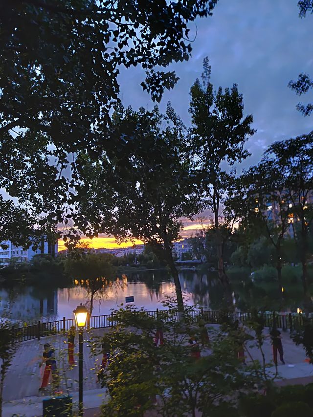閒遊板橋坊河之三湖公園