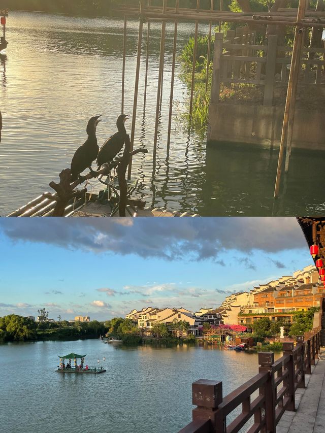 太湖古鎮嘅傍晚，唔需要濾鏡，原片直出嘅美