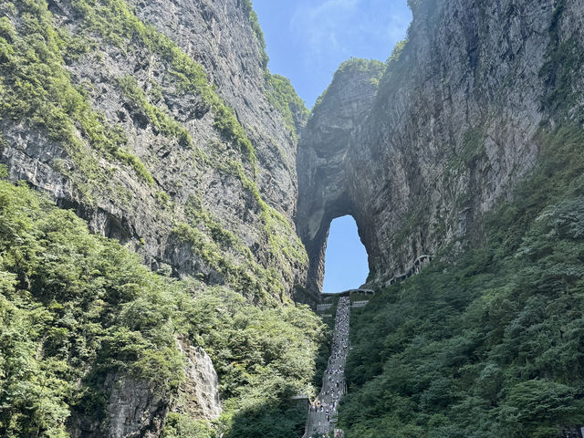 Tianmen mountain is simply breathtaking
