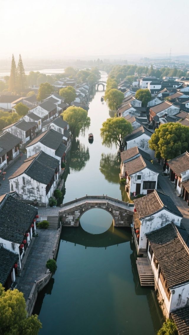 錦溪古鎮丨藏在煙雨裡的水墨畫丨被世人忽略的千年古鎮