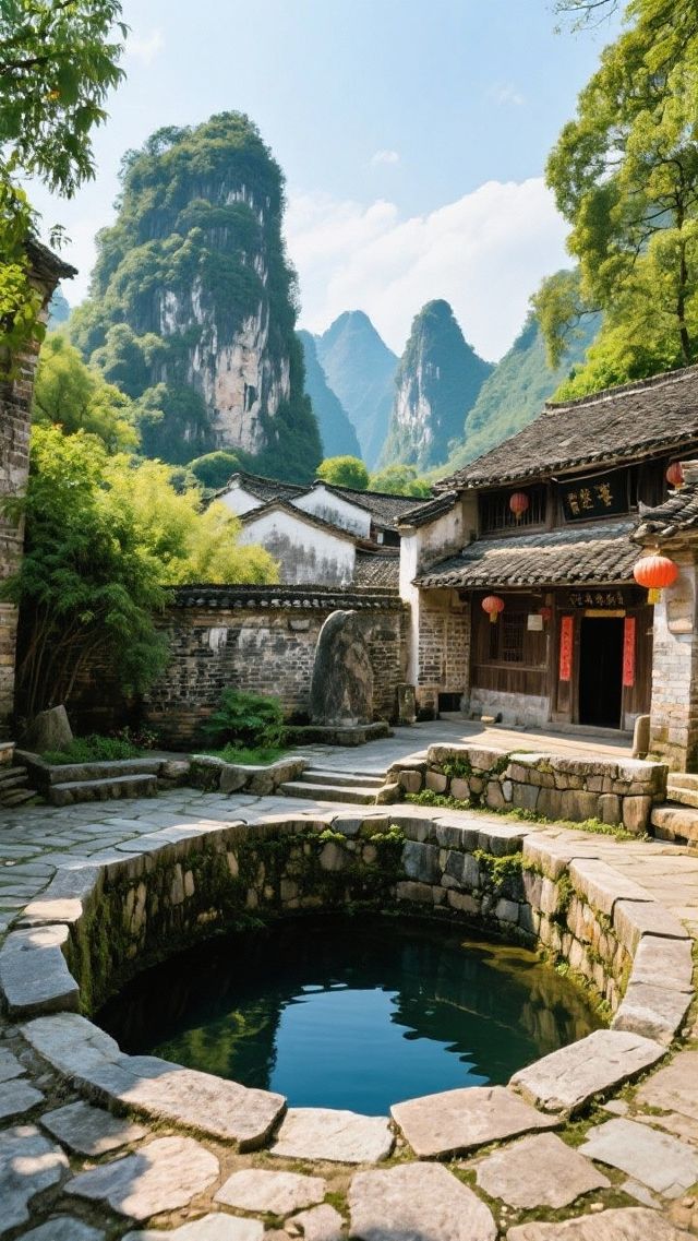 嶺南水鄉｜小橋流水｜群峰溫柔環抱｜桂北山水間的千年小鎮