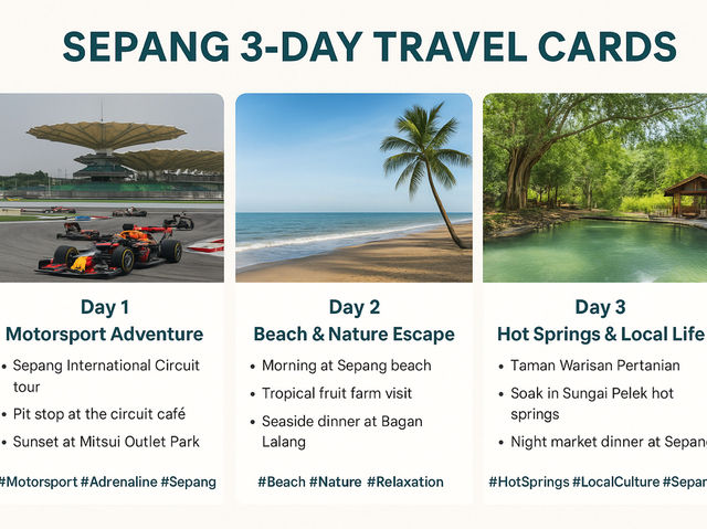 Hidden Gem of Malaysia 🇲🇾 — A 3-Day Sepang Getaway Beyond the Racetrack!"