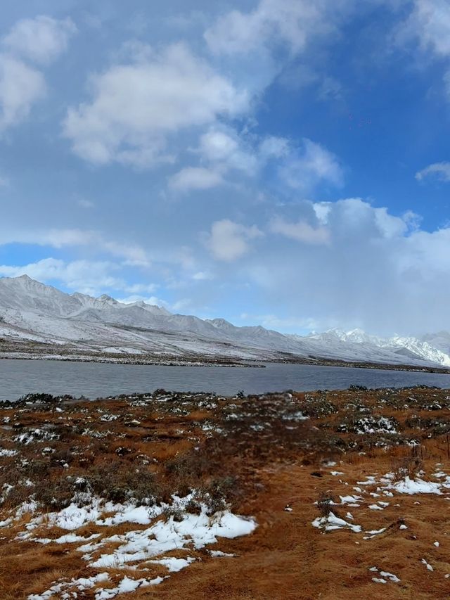 雪山之下，彩林環繞，這裡的秋天美到讓人忘詞！