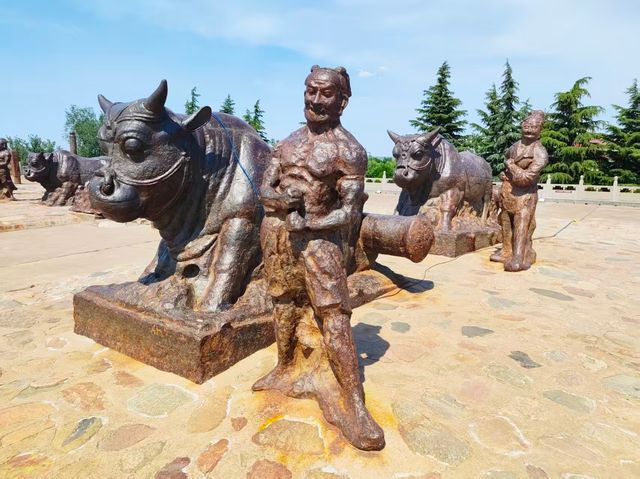 盛唐天下黃河第一橋——蒲津渡鐵牛 盛唐天下黃河第一橋——蒲津渡鐵牛