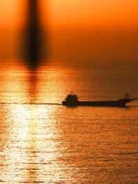 淡季才是絕絕子台州石塘的治癒系日出日落