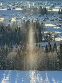 絕了!新疆禾木驚現神秘「時空之門」!