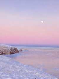 初冬呼倫湖｜草原秘境中的冰封藍調盛宴