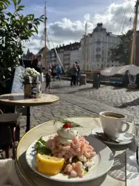 在哥本哈根遇到了最美的彩虹和日落